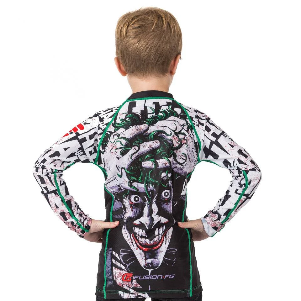 Fusion Fight Gear Kids The Killing Joke Rashguard Rash Guard 2 Fusion Fight Gear Kids The Killing Joke Rashguard Rash Guard - Image 2