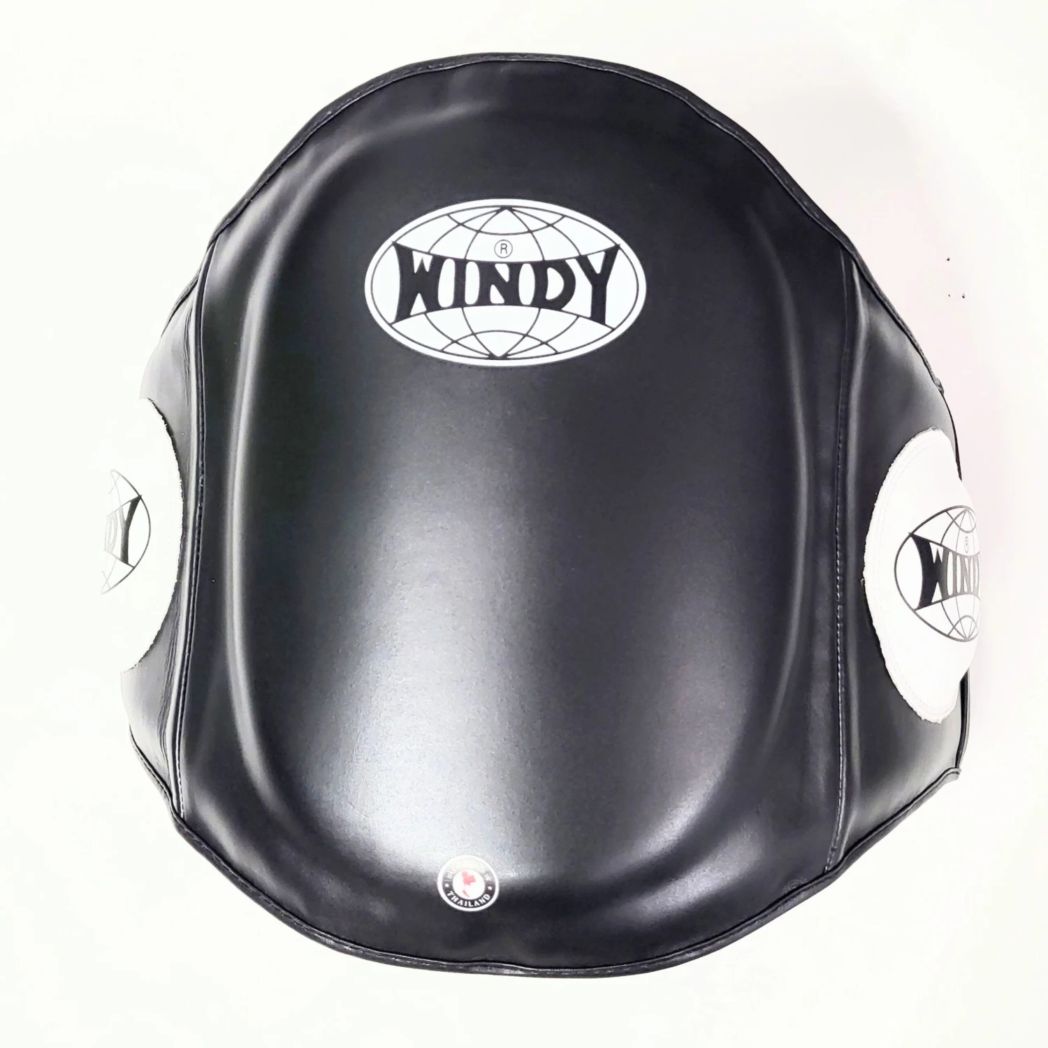 Windy BLBV Muay Thai Belly Pad Bellypad Velcro Black 1 Windy BLBV Muay Thai Belly Pad Bellypad Velcro Black