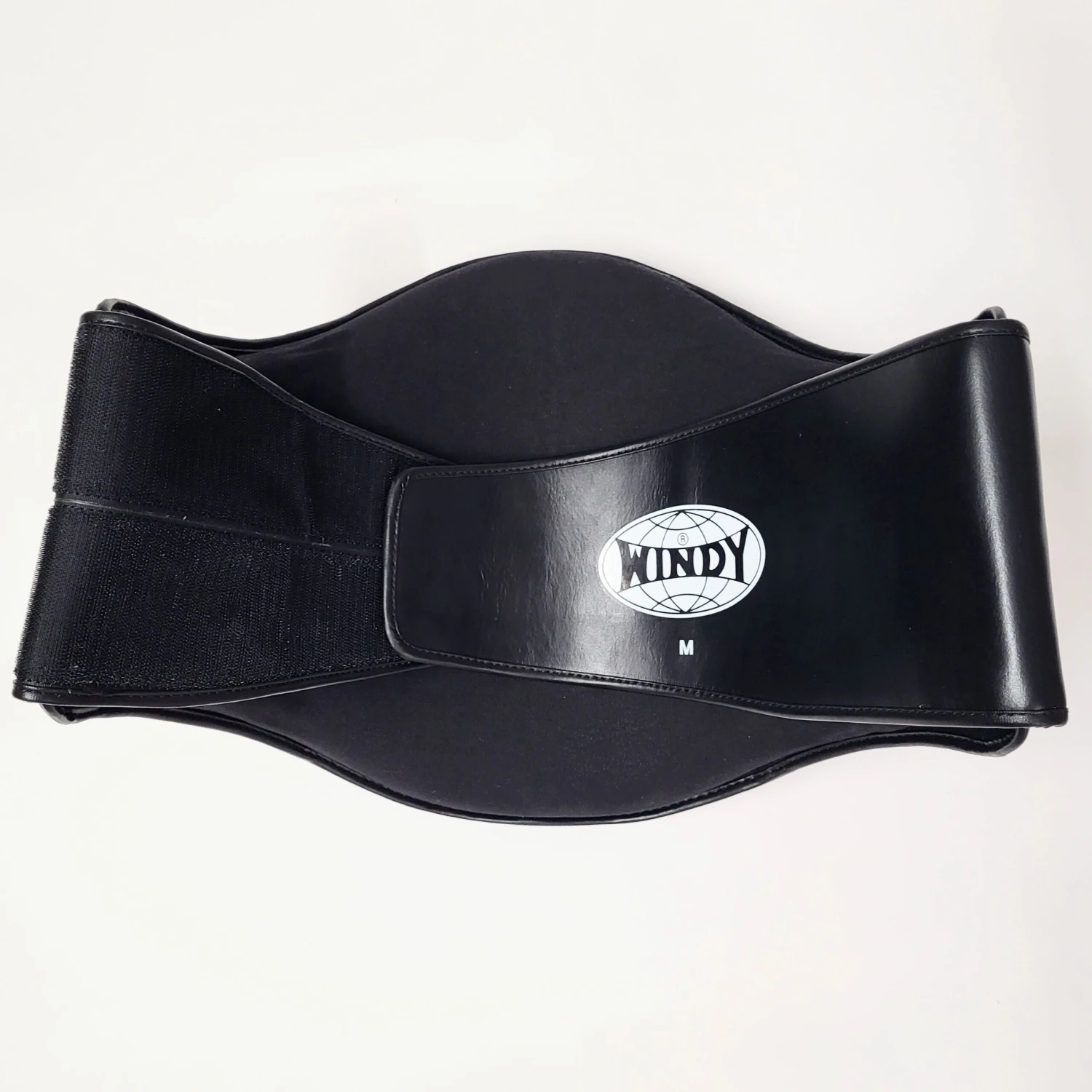 Windy BLBV Muay Thai Belly Pad Bellypad Velcro Black 2 Windy BLBV Muay Thai Belly Pad Bellypad Velcro Black - Image 2