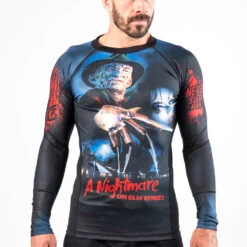Fusion Fight Gear A Nightmare On Elm Street Rashguard Rash Guard 7 Fusion Fight Gear A Nightmare On Elm Street Rashguard Rash Guard -The Clinch Fight Shop A Nightmare on Elm Street Compression Rash Guard Canada