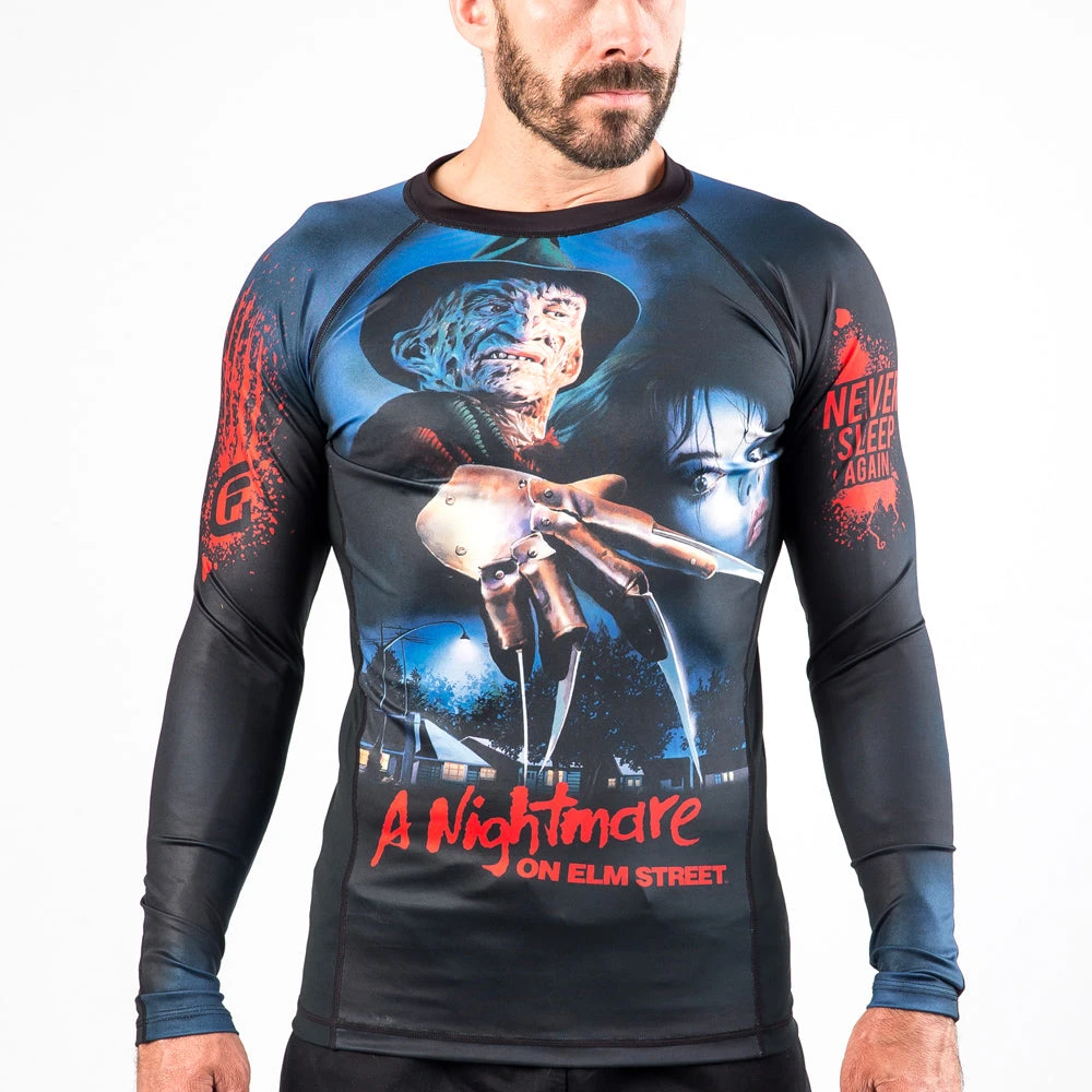 Fusion Fight Gear A Nightmare On Elm Street Rashguard Rash Guard 4 Fusion Fight Gear A Nightmare On Elm Street Rashguard Rash Guard - Image 4