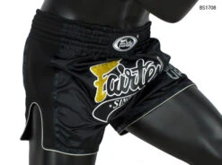 Fairtex Muay Thai Shorts BS1708 Slim Cut Black 6 Fairtex Muay Thai Shorts BS1708 Slim Cut Black -The Clinch Fight Shop BS1708 fairtex canada slim cut muay thai shorts edmonton black 2