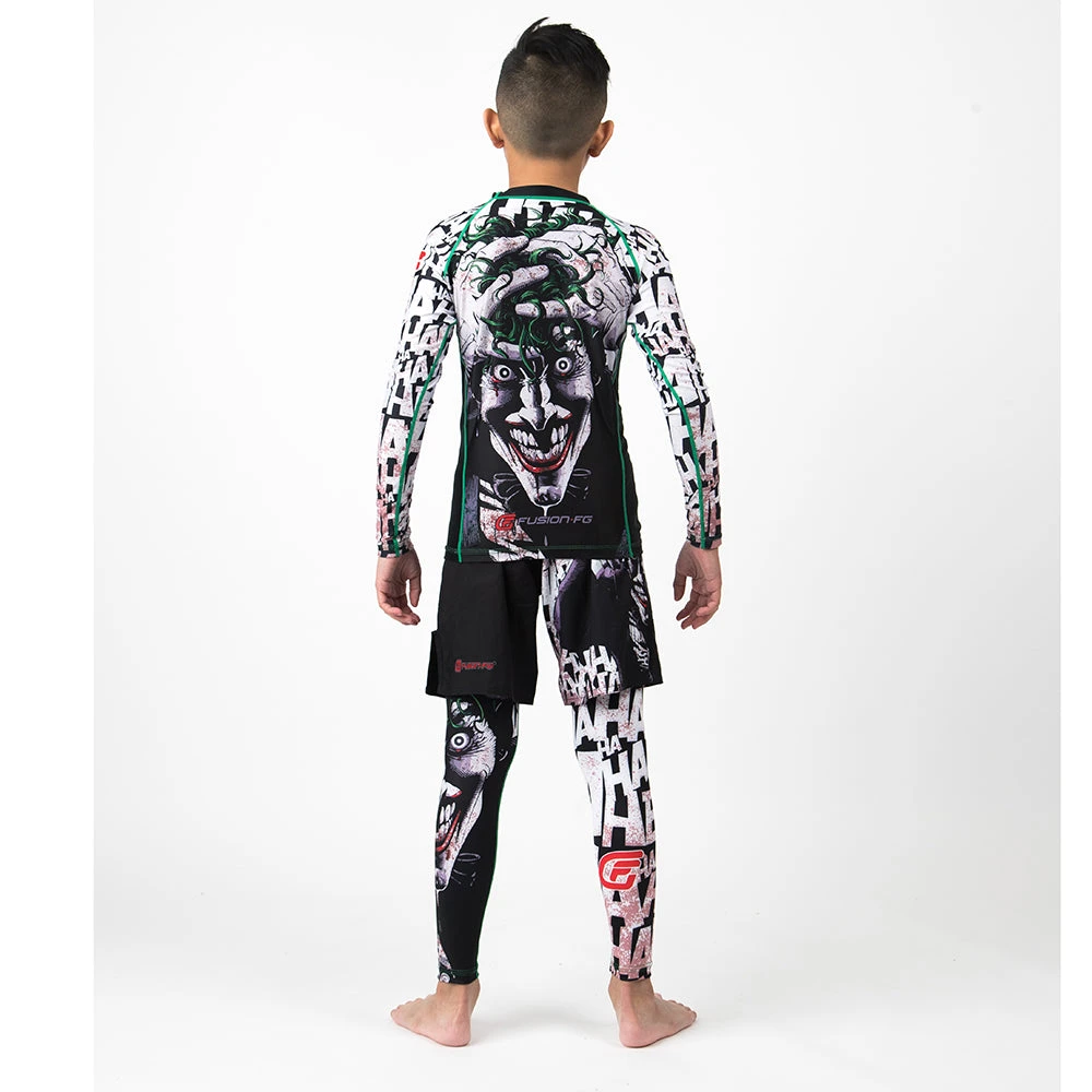 Fusion Fight Gear Batman The Killing Joke Joker Youth Kids Fight Shorts 6 Fusion Fight Gear Batman The Killing Joke Joker Youth Kids Fight Shorts - Image 6