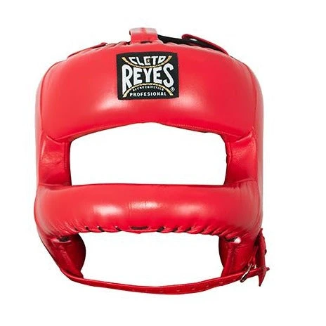 Cleto Reyes Facesaver With Nylon Bar Headgear Head Gear Red 1 Cleto Reyes Facesaver With Nylon Bar Headgear Head Gear Red