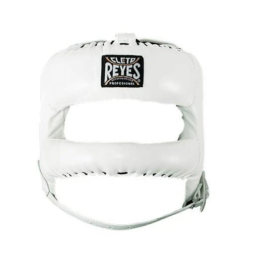 Cleto Reyes Facesaver With Nylon Bar Headgear Head Gear White 1 Cleto Reyes Facesaver With Nylon Bar Headgear Head Gear White