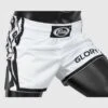 Fairtex Glory Kickboxing Muay Thai Shorts BSG1 White/Black