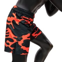 Fairtex MMA Shorts Mellow Black/Red -The Clinch Fight Shop FairtexCanadaMMAShortsMellowBlack3