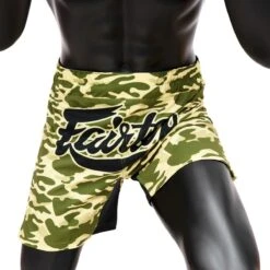 Fairtex MMA Shorts Sandy Camo Green