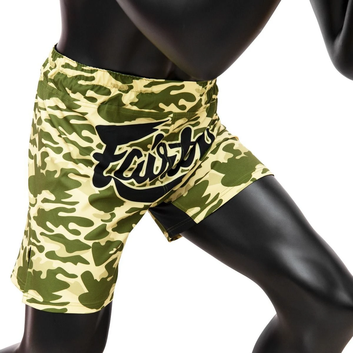 Fairtex MMA Shorts Sandy Camo Green 2 Fairtex MMA Shorts Sandy Camo Green - Image 2