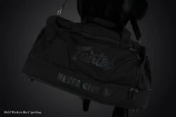 Fairtex BAG2 Gym Duffle Equipment Bag - Stealth Black 5 Fairtex BAG2 Gym Duffle Equipment Bag - Stealth Black -The Clinch Fight Shop Fairtex Gym Bag Canada Stealth Black