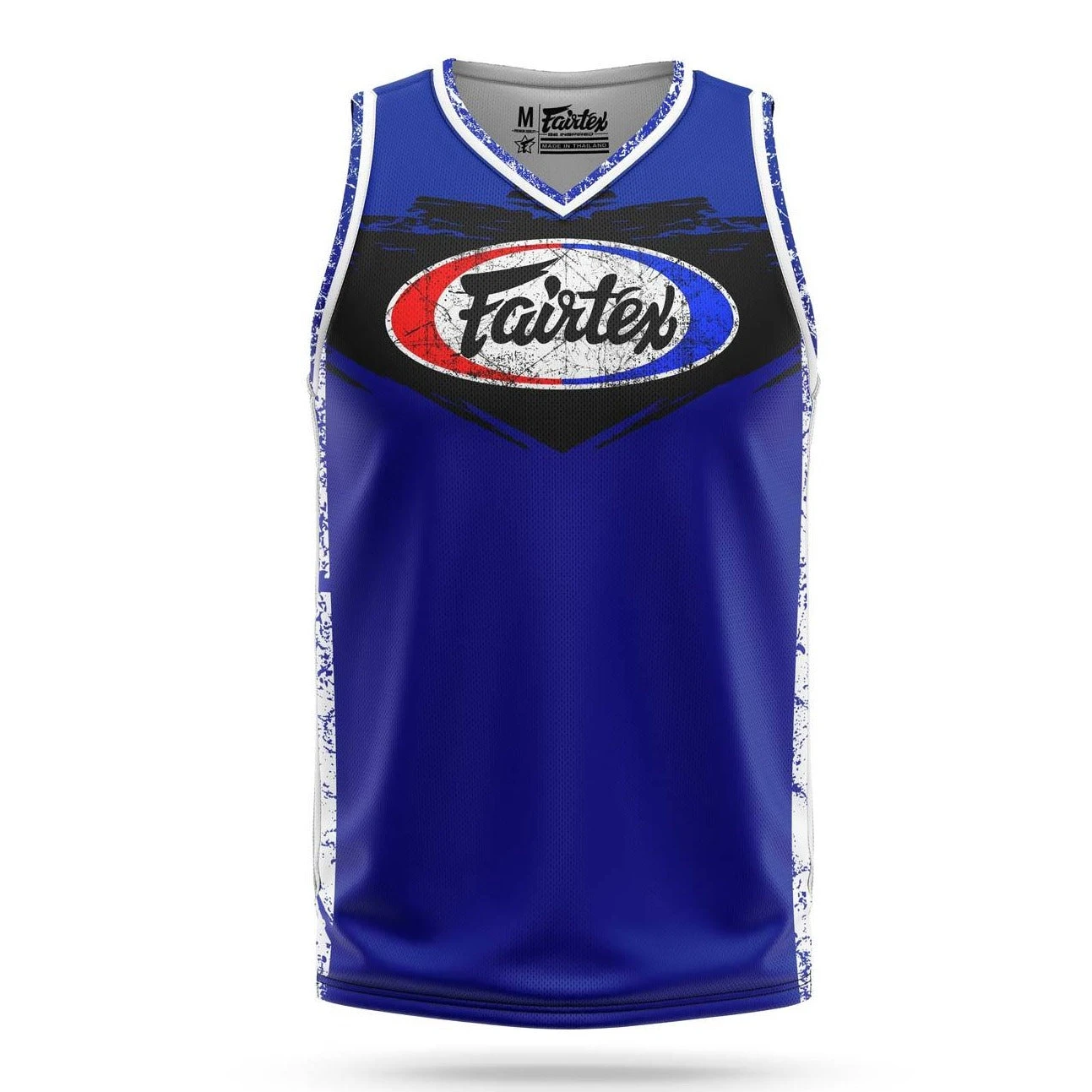 Fairtex JS10 Sleeveless Tank Top Basketball Jersey Shirt Blue (only XXL Left) 1 Fairtex JS10 Sleeveless Tank Top Basketball Jersey Shirt Blue (only XXL Left)