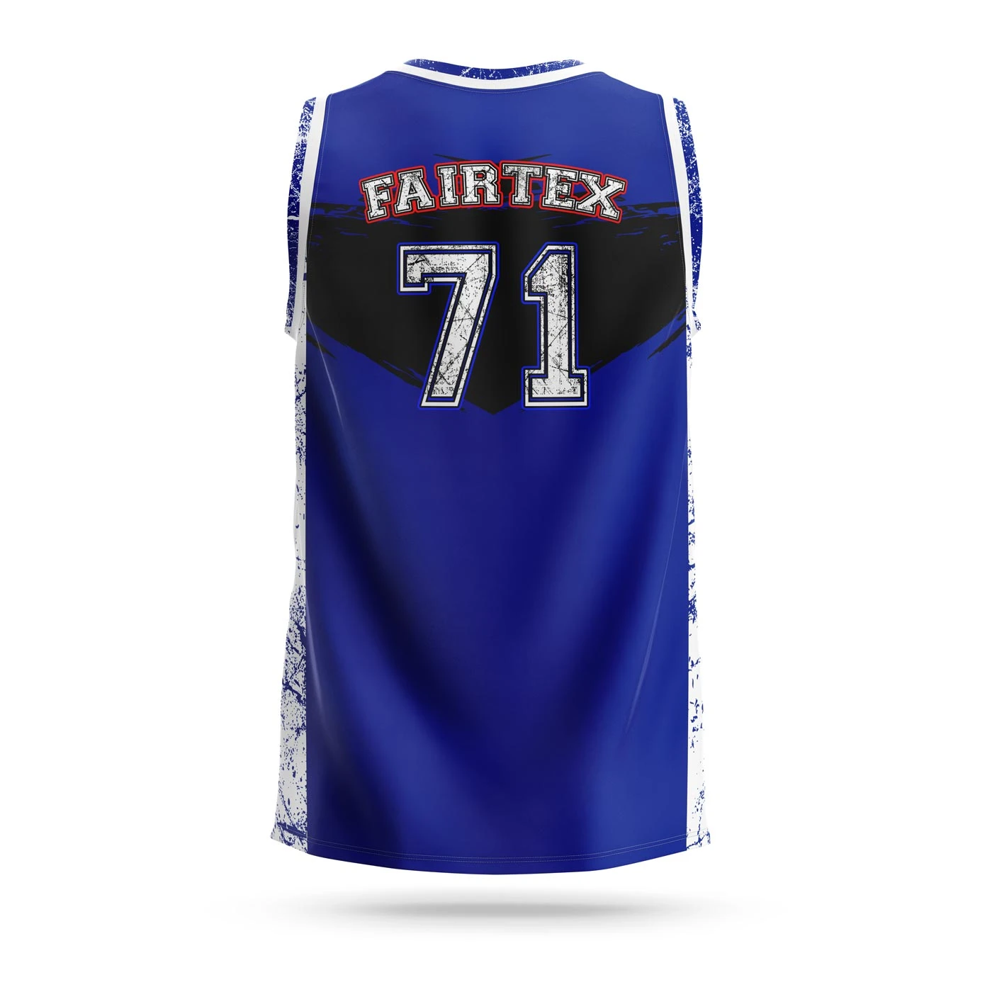 Fairtex JS10 Sleeveless Tank Top Basketball Jersey Shirt Blue (only XXL Left) 2 Fairtex JS10 Sleeveless Tank Top Basketball Jersey Shirt Blue (only XXL Left) - Image 2