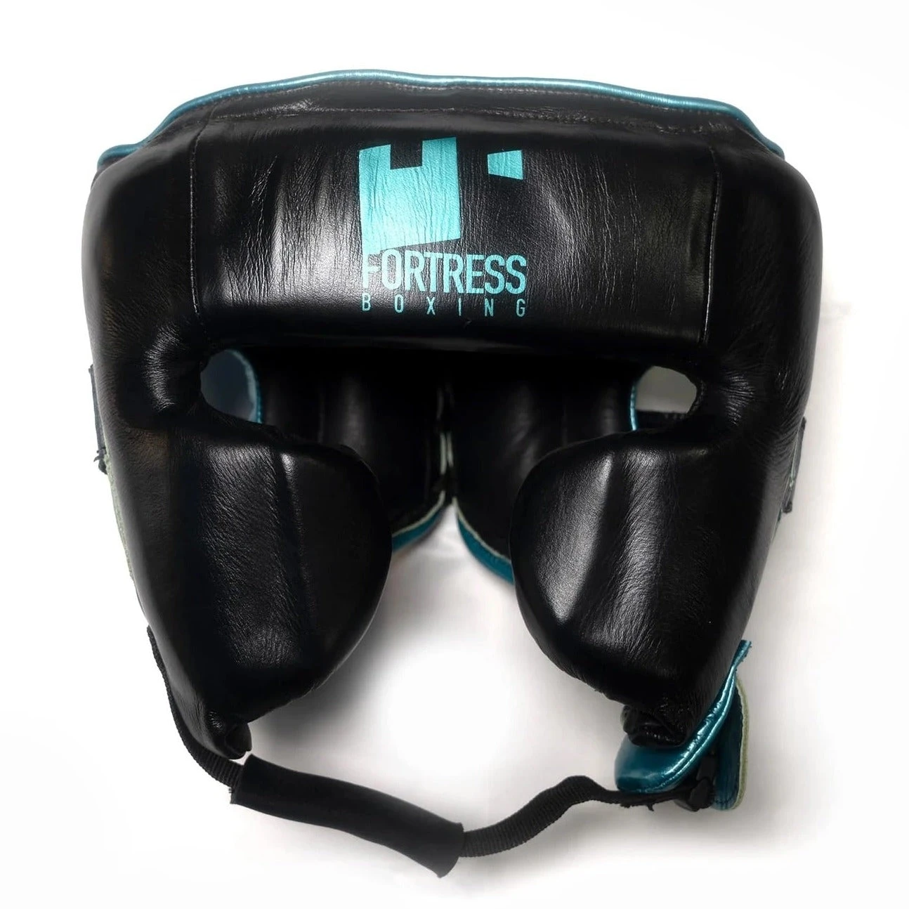 Fortress Boxing Cheek Headgear Head Guard Black/Teal 1 Fortress Boxing Cheek Headgear Head Guard Black/Teal