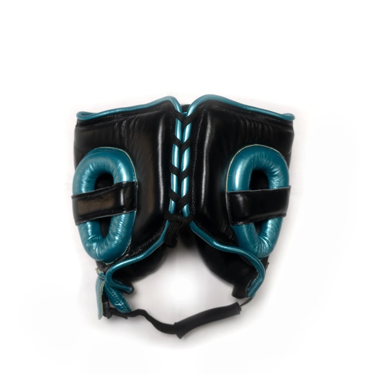 Fortress Boxing Cheek Headgear Head Guard Black/Teal 2 Fortress Boxing Cheek Headgear Head Guard Black/Teal - Image 2