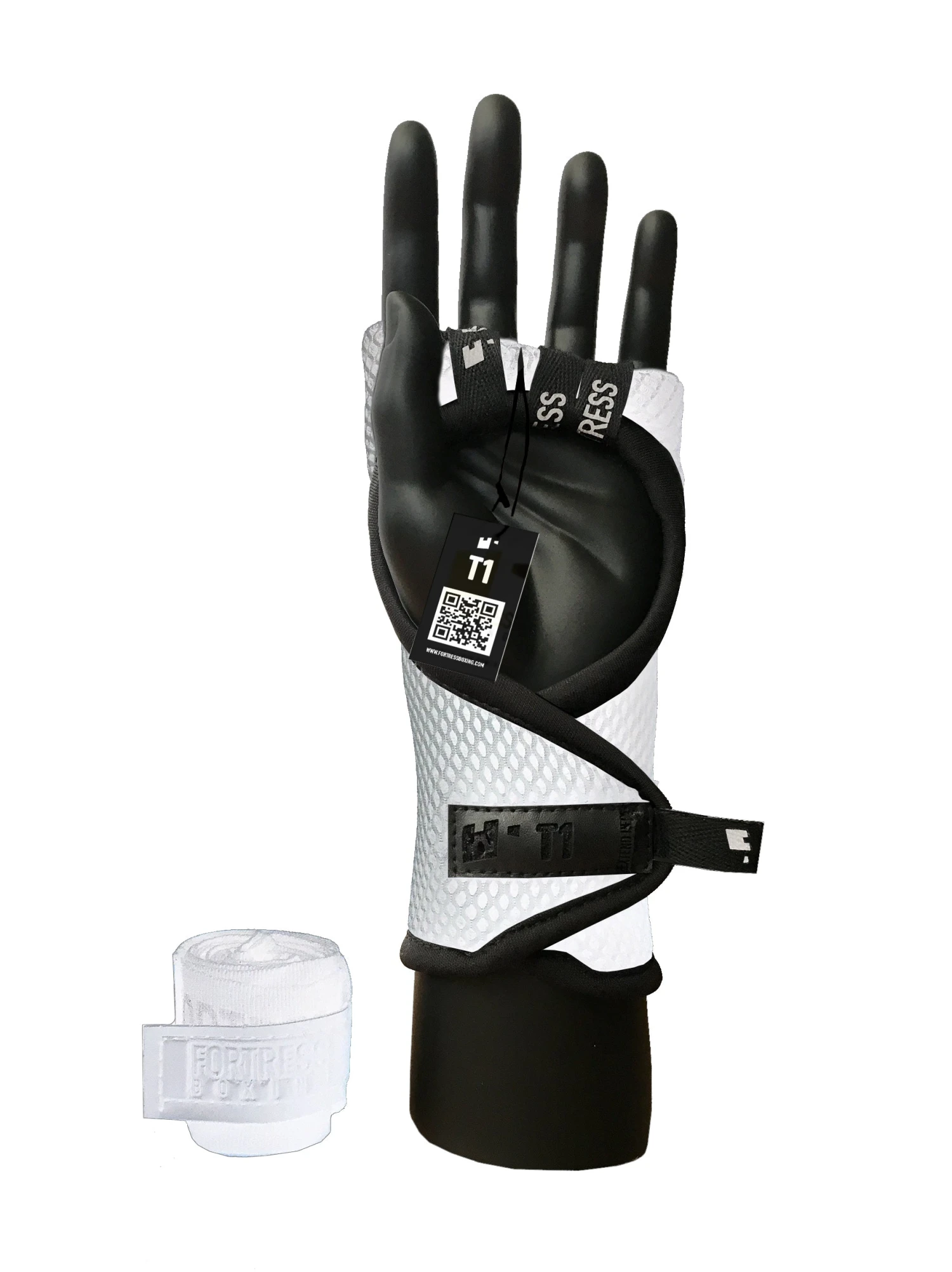 Fortress Boxing T1 Fastwraps Hand Wraps - White 2 Fortress Boxing T1 Fastwraps Hand Wraps - White - Image 2