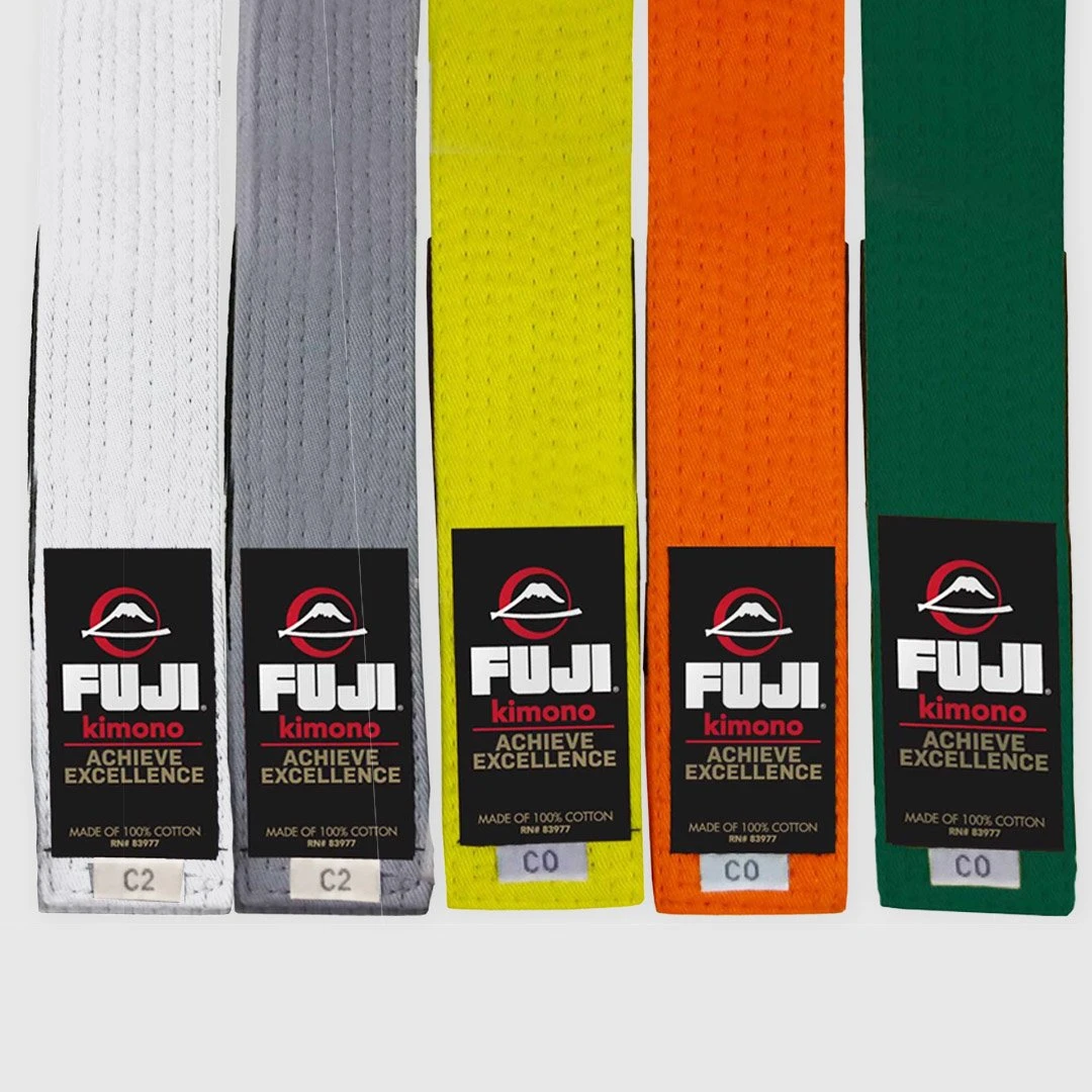 Fuji Sports Kids/Youth Jiu Jitsu BJJ Rank Gi Belt 1 Fuji Sports Kids/Youth Jiu Jitsu BJJ Rank Gi Belt