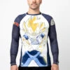 Fusion Fight Gear Dragon Ball Z Vegeta Rashguard Rash Guard