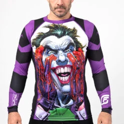 Fusion Fight Gear The Joker Bloody Hands Rashguard Rash Guard