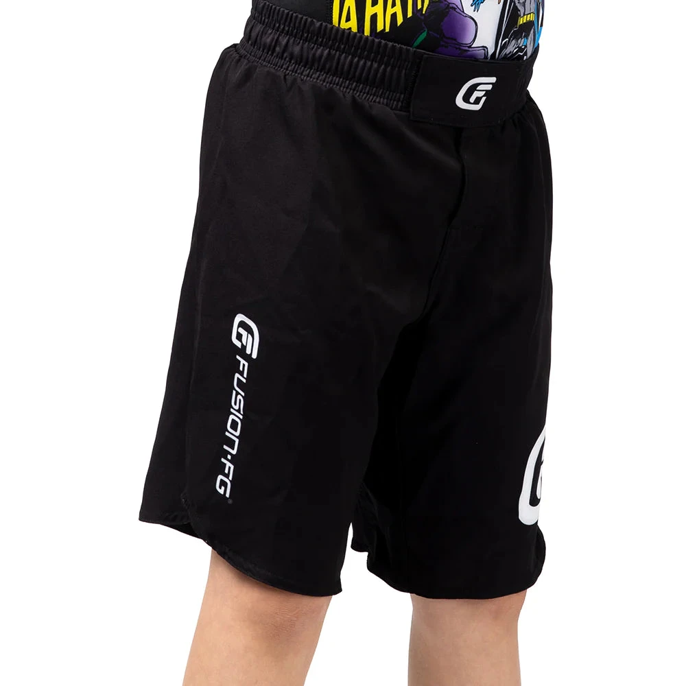 Fusion Fight Gear Kid Youth Kids MMA Grappling BJJ Fight Shorts 2 Fusion Fight Gear Kid Youth Kids MMA Grappling BJJ Fight Shorts - Image 2
