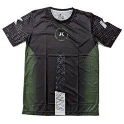 King Pro Boxing Aero Dry Army Green Training Shirt