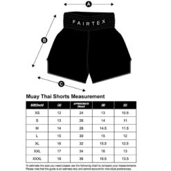 Fairtex Muay Thai Shorts Red/Black BS1919 -The Clinch Fight Shop MUAY THAI SHORTS SIZING CHART 19XX English 40cdd55a 330b 406e 848c 8bcfb452da8f