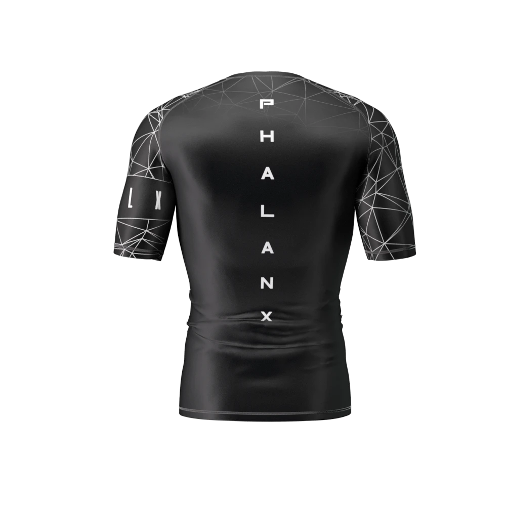 Phalanx Metric Black Short Sleeve Compression Rash Guard Rashguard (only XXL Left) 2 Phalanx Metric Black Short Sleeve Compression Rash Guard Rashguard (only XXL Left) - Image 2