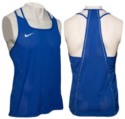 Nike Boxing Competition Jersey Tank Blue 3 Nike Boxing Competition Jersey Tank Blue -The Clinch Fight Shop NikeBlueWhiteBoxingTank2