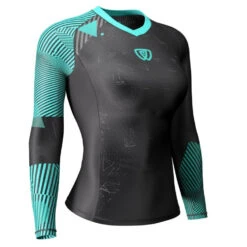 The Clinch Fight Shop 31 Phalanx Chaos Ladies Compression Rash Guard Rashguard