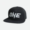 ONE FC White Logo Snapback Cap Hat