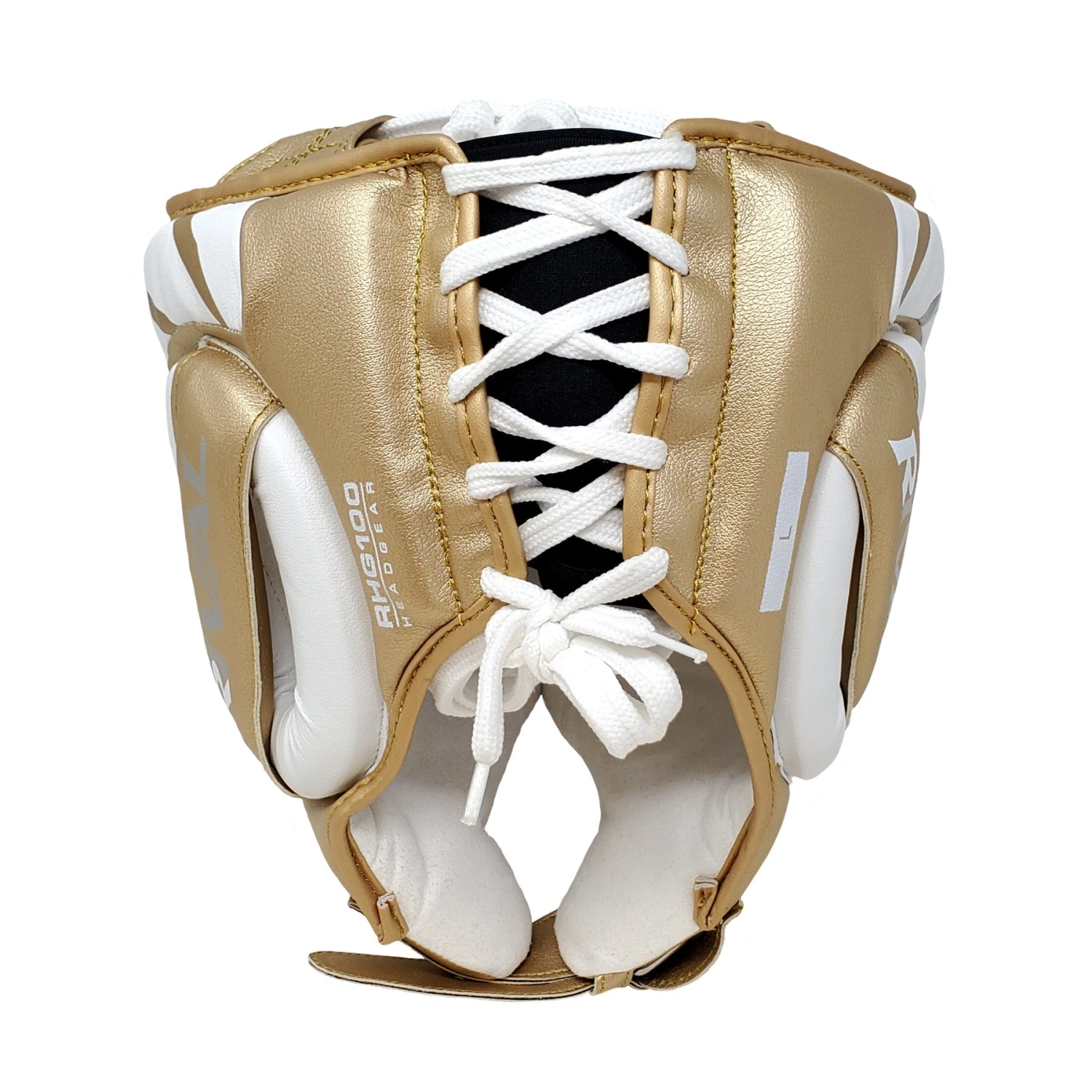 Rival Boxing RHG100 Professional Headgear White/Gold 3 Rival Boxing RHG100 Professional Headgear White/Gold - Image 3