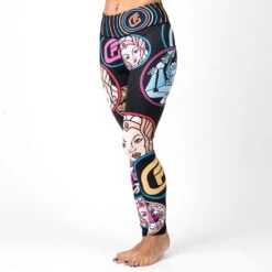 Fusion Fight Gear She-Ra Black Ladies Spats Compression Pants