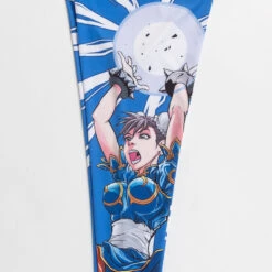 Fusion Fight Gear Chun Li Street Fighter Ladies Spats Compression Pants 10 Fusion Fight Gear Chun Li Street Fighter Ladies Spats Compression Pants -The Clinch Fight Shop Street Fighter Chun Li spats leg design close up