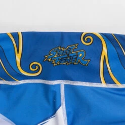 Fusion Fight Gear Chun Li Street Fighter Ladies Spats Compression Pants 11 Fusion Fight Gear Chun Li Street Fighter Ladies Spats Compression Pants -The Clinch Fight Shop Street Fighter Chun Li spats waistband back product