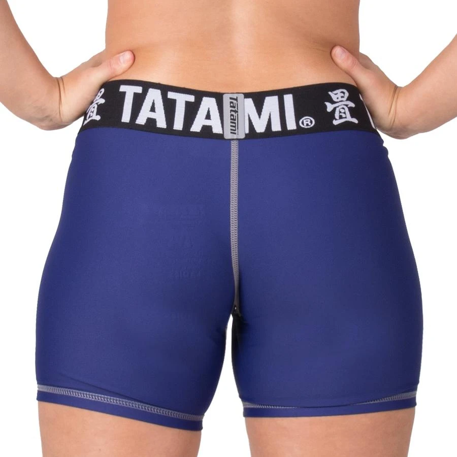 Tatami Fightwear Ladies Navy Minimal Vale Tudo Shorts 2 Tatami Fightwear Ladies Navy Minimal Vale Tudo Shorts - Image 2