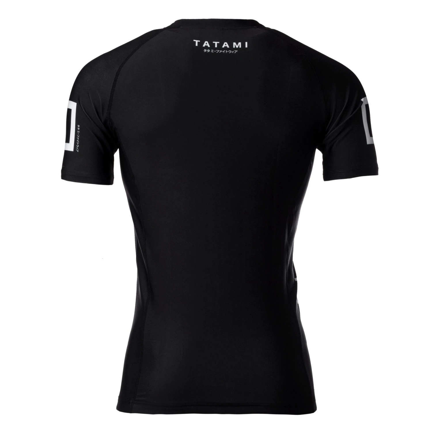 Tatami Fightwear Katakana Short Sleeve Rash Guard Black (only XXL Left) 2 Tatami Fightwear Katakana Short Sleeve Rash Guard Black (only XXL Left) - Image 2