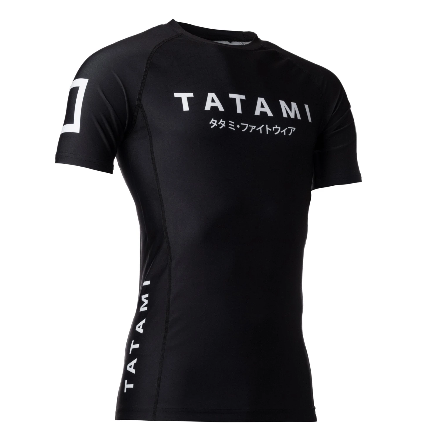 Tatami Fightwear Katakana Short Sleeve Rash Guard Black (only XXL Left) 3 Tatami Fightwear Katakana Short Sleeve Rash Guard Black (only XXL Left) - Image 3