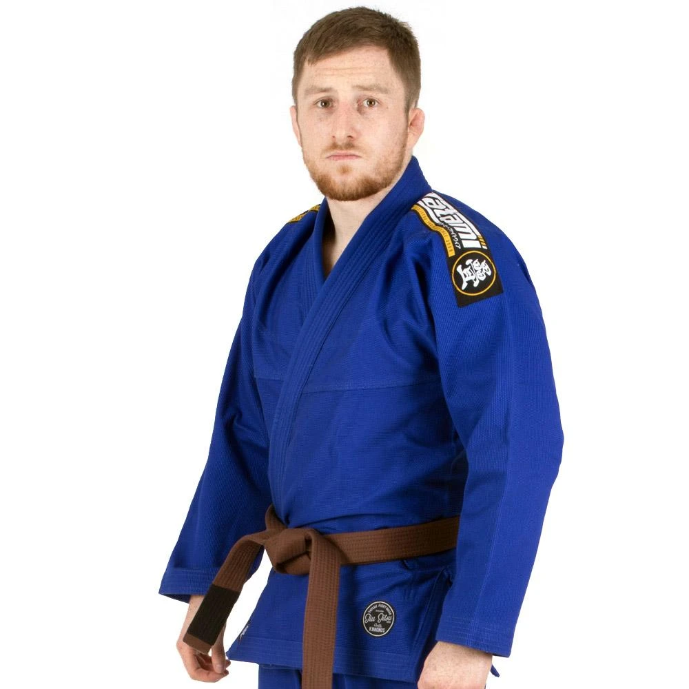 Tatami Fightwear Mens Nova Absolute Gi Blue BJJ FREE White Belt 2 Tatami Fightwear Mens Nova Absolute Gi Blue BJJ FREE White Belt - Image 2