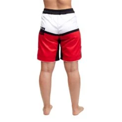 Tatami Fightwear Ladies Super Red BJJ Jiu Jitsu MMA Shorts -The Clinch Fight Shop TatamifightwearcanadaladiesSuper RedWhite Shorts4