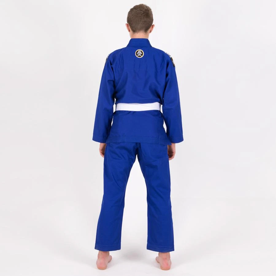 Tatami Fightwear Childrens/Kids Nova Jiu Jitsu Gi Blue FREE White Belt 2 Tatami Fightwear Childrens/Kids Nova Jiu Jitsu Gi Blue FREE White Belt - Image 2