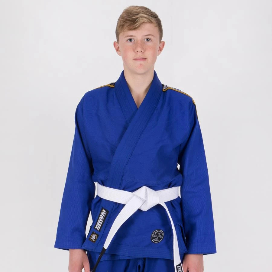 Tatami Fightwear Childrens/Kids Nova Jiu Jitsu Gi Blue FREE White Belt 1 Tatami Fightwear Childrens/Kids Nova Jiu Jitsu Gi Blue FREE White Belt