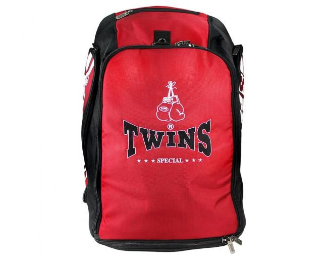 Twins BAG5 Backpack Convertible Duffel Gym Bag Red 3 Twins BAG5 Backpack Convertible Duffel Gym Bag Red - Image 3