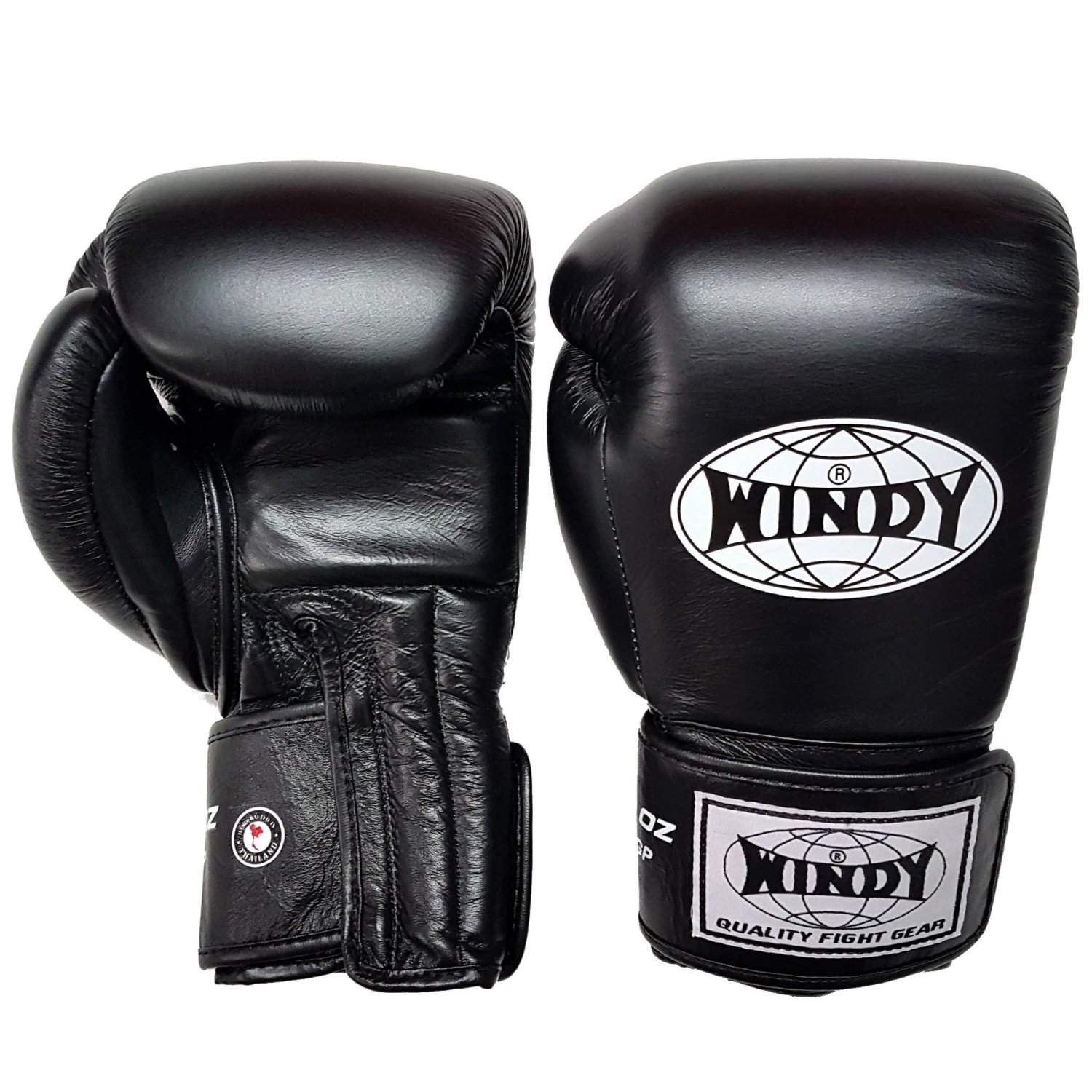 Windy BGP Muay Thai Boxing Gloves Black 1 Windy BGP Muay Thai Boxing Gloves Black