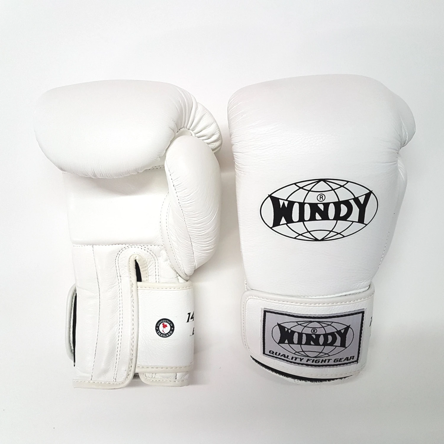 Windy BGP Muay Thai Boxing Gloves White 2 Windy BGP Muay Thai Boxing Gloves White - Image 2