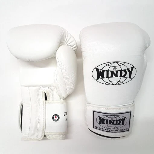 Windy BGP Muay Thai Boxing Gloves White 4 Windy BGP Muay Thai Boxing Gloves White -The Clinch Fight Shop WindyMuayThaiglovesCanadaBGPWhite3 30ba59e2 8831 4c04 8da4 2c855ea3a891