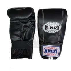 Windy Muay Thai Style Bag Boxing Gloves TBG-1 Black