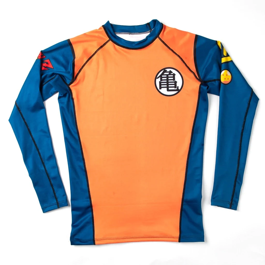 Fusion Fight Gear Dragon Ball Z Goku Rash Guard Rashguard 1 Fusion Fight Gear Dragon Ball Z Goku Rash Guard Rashguard