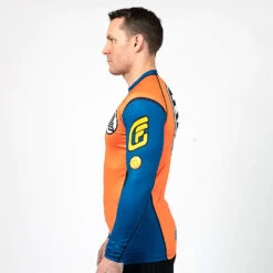 Fusion Fight Gear Dragon Ball Z Goku Rash Guard Rashguard 7 Fusion Fight Gear Dragon Ball Z Goku Rash Guard Rashguard -The Clinch Fight Shop dragonballzgokuorangerashguard2