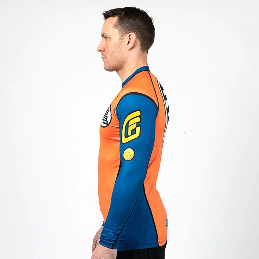 Fusion Fight Gear Dragon Ball Z Goku Rash Guard Rashguard 3 Fusion Fight Gear Dragon Ball Z Goku Rash Guard Rashguard - Image 3