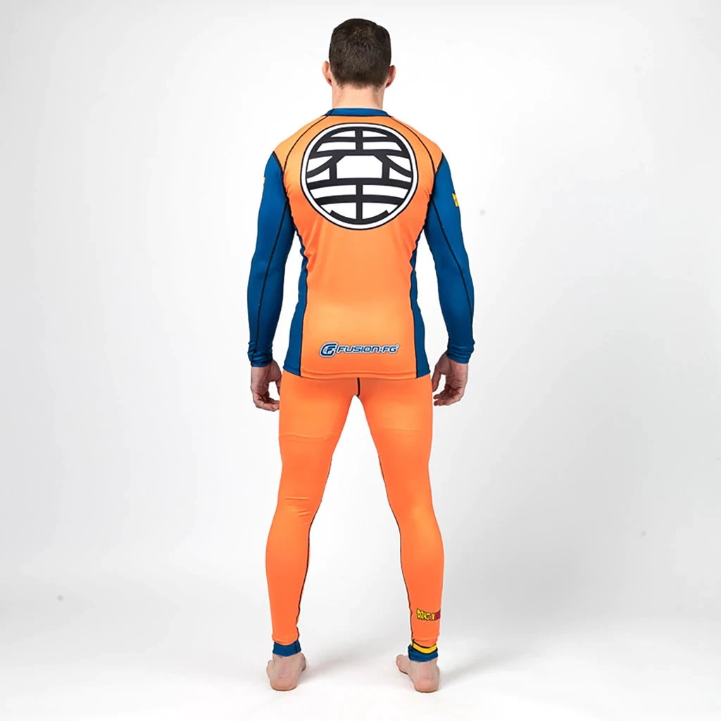 Fusion Fight Gear Dragon Ball Z Goku Rash Guard Rashguard 5 Fusion Fight Gear Dragon Ball Z Goku Rash Guard Rashguard - Image 5