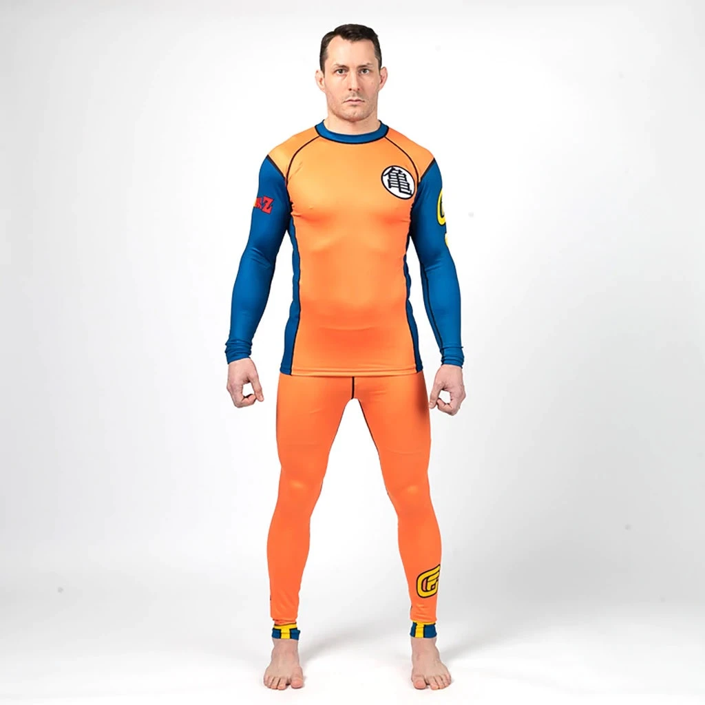 Fusion Fight Gear Dragon Ball Z Goku Rash Guard Rashguard 4 Fusion Fight Gear Dragon Ball Z Goku Rash Guard Rashguard - Image 4